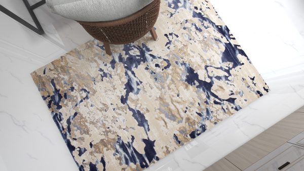 Celosio 8698A-Beige-Indigo - Image 3