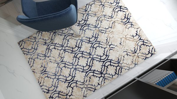 Celosio 9208A-Beige-Indigo - Image 3